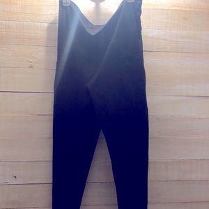 Zella Black Maternity Cropped Leggings - XL